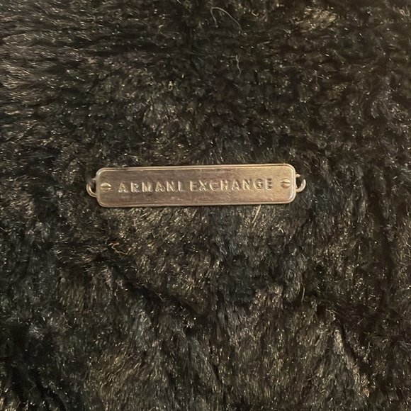 Armani Exchange Faux Fur Vest Size Small - Picture 4 of 5
